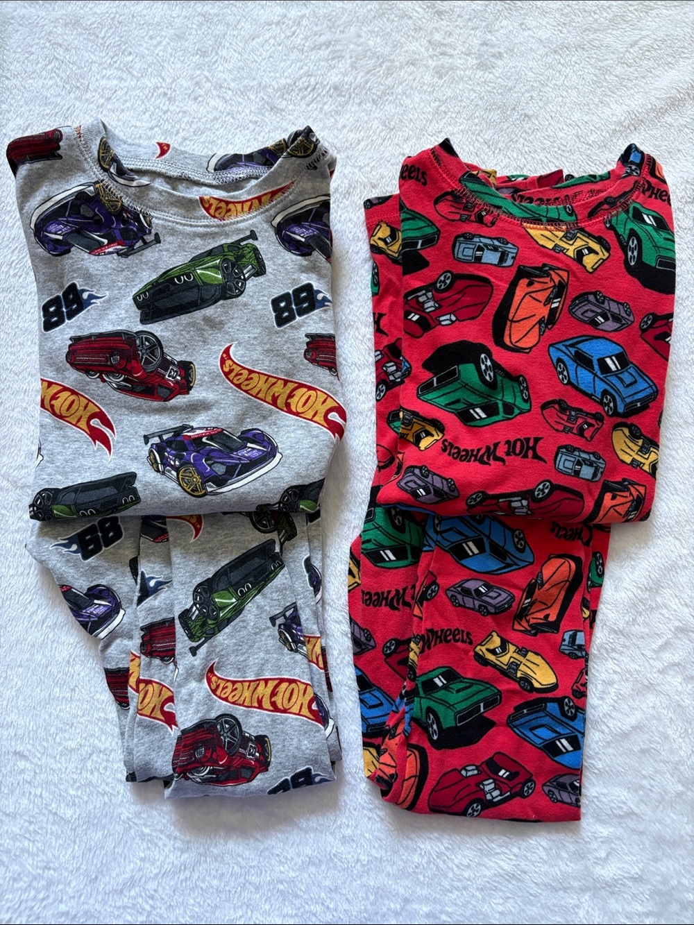 Hot Wheels Long Sleeve Pajama Bundle